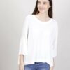 MAGLIA CON COLLO AMPIO - Panna, TU