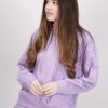 FELPA BASIC CON CAPPUCCIO - Lilla, TU