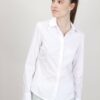 CAMICIA SLIMFIT IN COTONE - Bianco, L