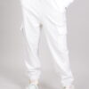 PANTALONI CARGO JOGGER - Bianco, TU