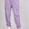 PANTALONI CARGO JOGGER - Lilla, TU