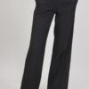 PANTALONI A PALAZZO CON FIBBIA METALLICA - Nero, L