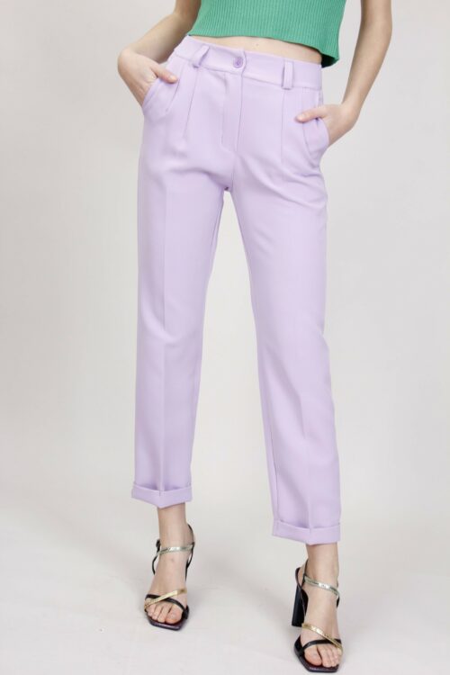 PANTALONE CON RISVOLTO