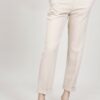 PANTALONE CON RISVOLTO - Beige, M