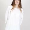 MAGLIA CON PICCOLO SCOLLO A BARCA - Panna, TU