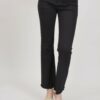 JEANS COLORATO CON ORLO SFRANGIATO - Black, XS