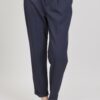 PANTALONI DRITTI CON RISVOLTO SULL’ORLO - Blu, M