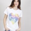 T-SHIRT CUORE - Multicolor, TU