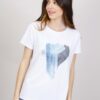 T-SHIRT CON STRASS - Azzurro, TU