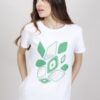T-SHIRT CON STAMPA GLITTER - Verde, TU