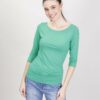 TOP BASIC IN VISCOSA - Bright green, TU