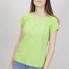 T-SHIRT BASIC ELASTICIZZATA - Verde, TU