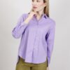 CAMICIA OVERSIZE COTONE - Lilla, M