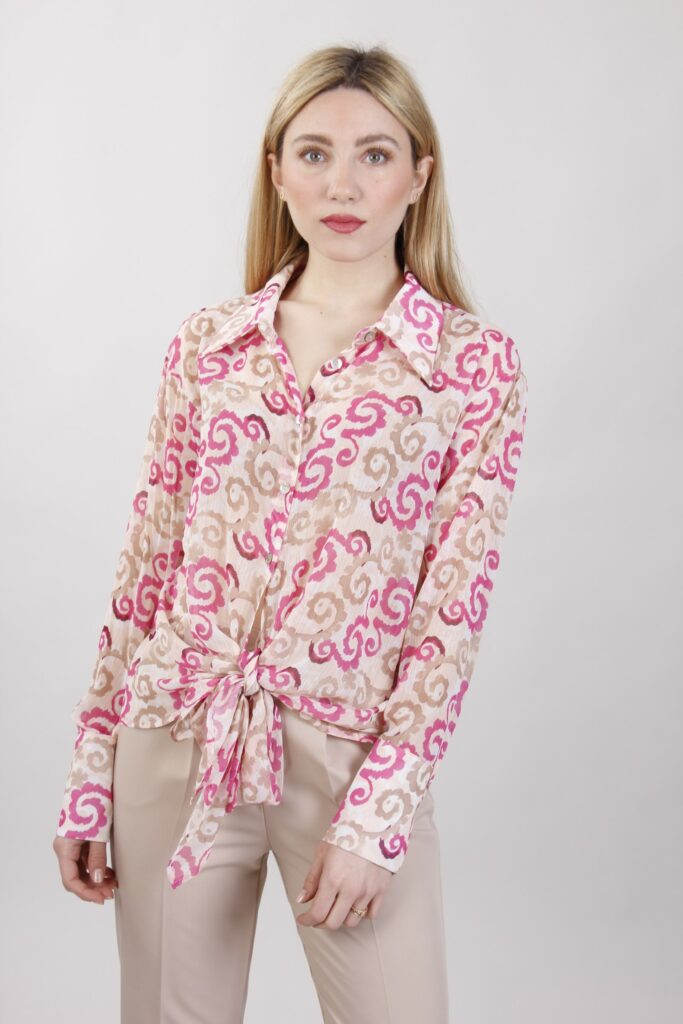 CAMICIA FANTASIA CON NODO 