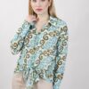 CAMICIA FANTASIA CON NODO - Fantasia verde, TU