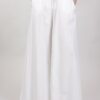 PANTALONI PALAZZO CON COULISSE - Bianco, TU