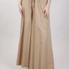 PANTALONI PALAZZO CON COULISSE - Cammello, TU