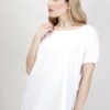 MAGLIA OVER MANICHE A PALLONCINO - White, TU