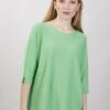 MAGLIA MANICHE A 3/4 - Verde, TU
