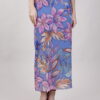 GONNA LONGUETTE A FANTASIA FLOREALE - Fantasia blu, L
