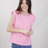 CANOTTA CON SPALLINE IMBOTTITE - Rosa, TU