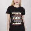 T-SHIRT STAMPA PIUME - Nero, TU