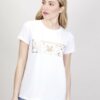 T-SHIRT STAMPA FARFALLE - Oro, TU