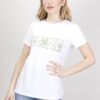 T-SHIRT STAMPA FARFALLE - Verde, TU