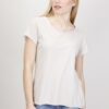 T-SHIRT IN COTONE TAGLIO VIVO - Beige, TU