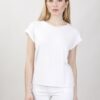T-SHIRT IN VISCOSA - Bianco, TU