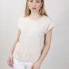 T-SHIRT IN VISCOSA - Beige, TU