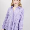 CAMICIA OVERSIZE IN PIZZO - Lilla, TU