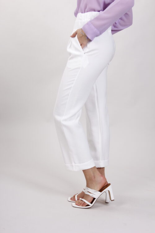 Alternative view of PANTALONI CON ELASTICO IN VITA