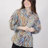 CAMICIA FANTASIA ZEBRATA - Fantasia azzurro, TU