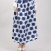 GONNA LUNGA CON MAXI FIOCCO - Blue Pattern, TU