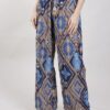 PANTALONE FANTASIA ETNICA - Fantasia blu, TU