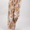 PANTALONE FANTASIA ETNICA - Fantasia cammello, TU