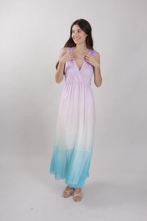 ABITO COLORATO IN SETA