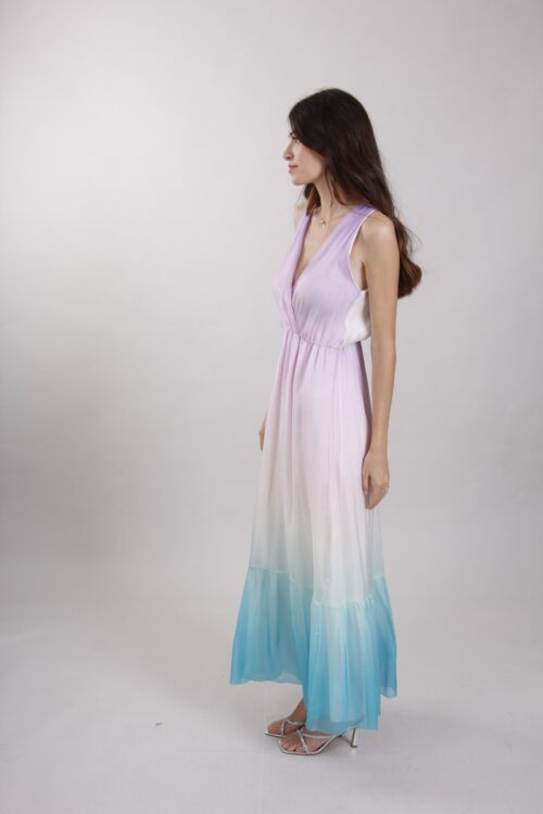 Alternative view of ABITO COLORATO IN SETA