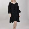 ABITO IN PIZZO SANGALLO OVERSIZE - Nero, TU