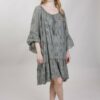 ABITO IN PIZZO SANGALLO OVERSIZE - Verde militare, TU