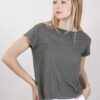 T-SHIRT IN LINO - Verde militare, TU