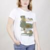 T-SHIRT STAMPA METALLIZZATA - Verde militare, TU