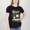 T-SHIRT STAMPA METALLIZZATA - Verde oliva, TU