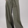 PANTALONI PALAZZO CON COULISSE - Verde militare, TU