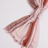 STOLA A RIGHE CON NAPPE - Fantasia rosa, TU