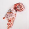 STOLA COLORATA CON NAPPE - Arancio, TU