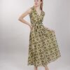 ABITO FANTASIA IN COTONE - Fantasia verde, TU
