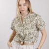 CAMICIA FANTASIA MANICHE CORTE - Fantasia verde, TU