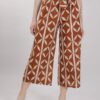 PANTALONI CULOTTE FANTASIA ETNICA - Fantasia cammello, TU